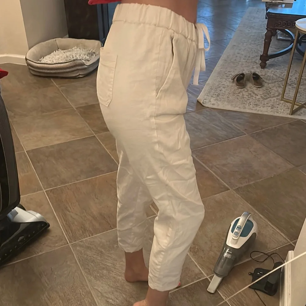 Banana republic linen straight leg pants XS - Picture 2 of 8